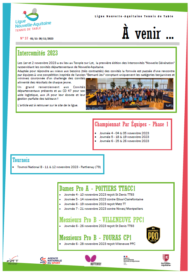 A VENIR 26 SEPTEMBRE 2022