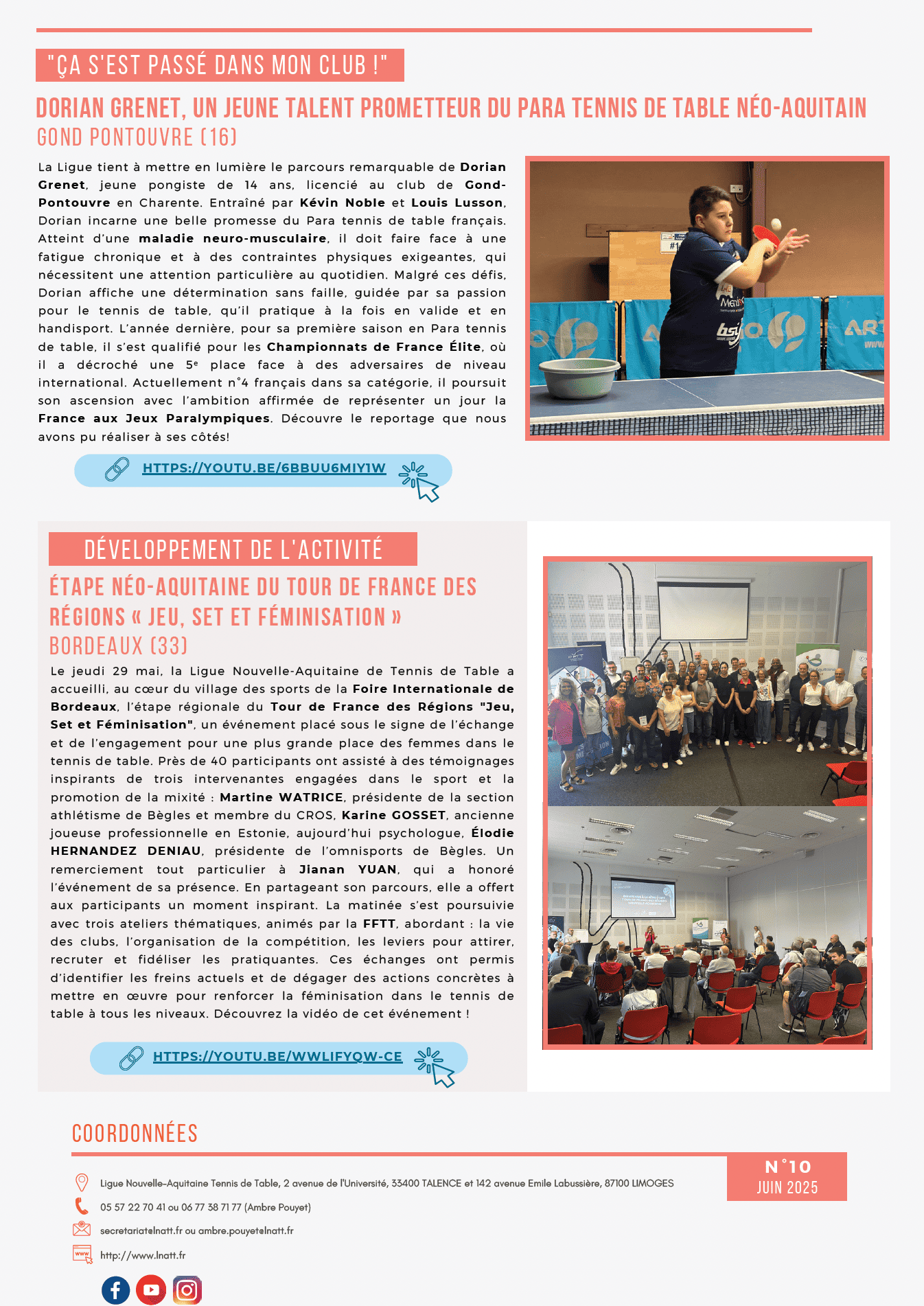 Lettre sportive Janvier 23 2 2