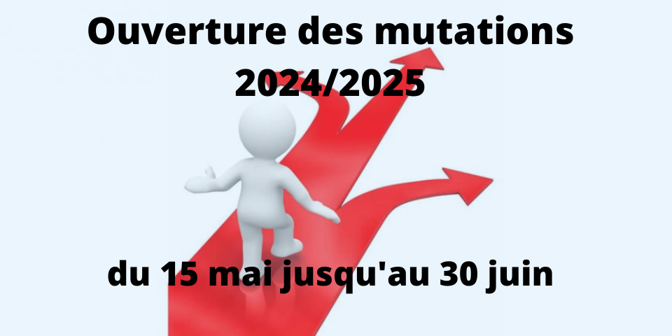 Ouverture des mutations 2024/2025
