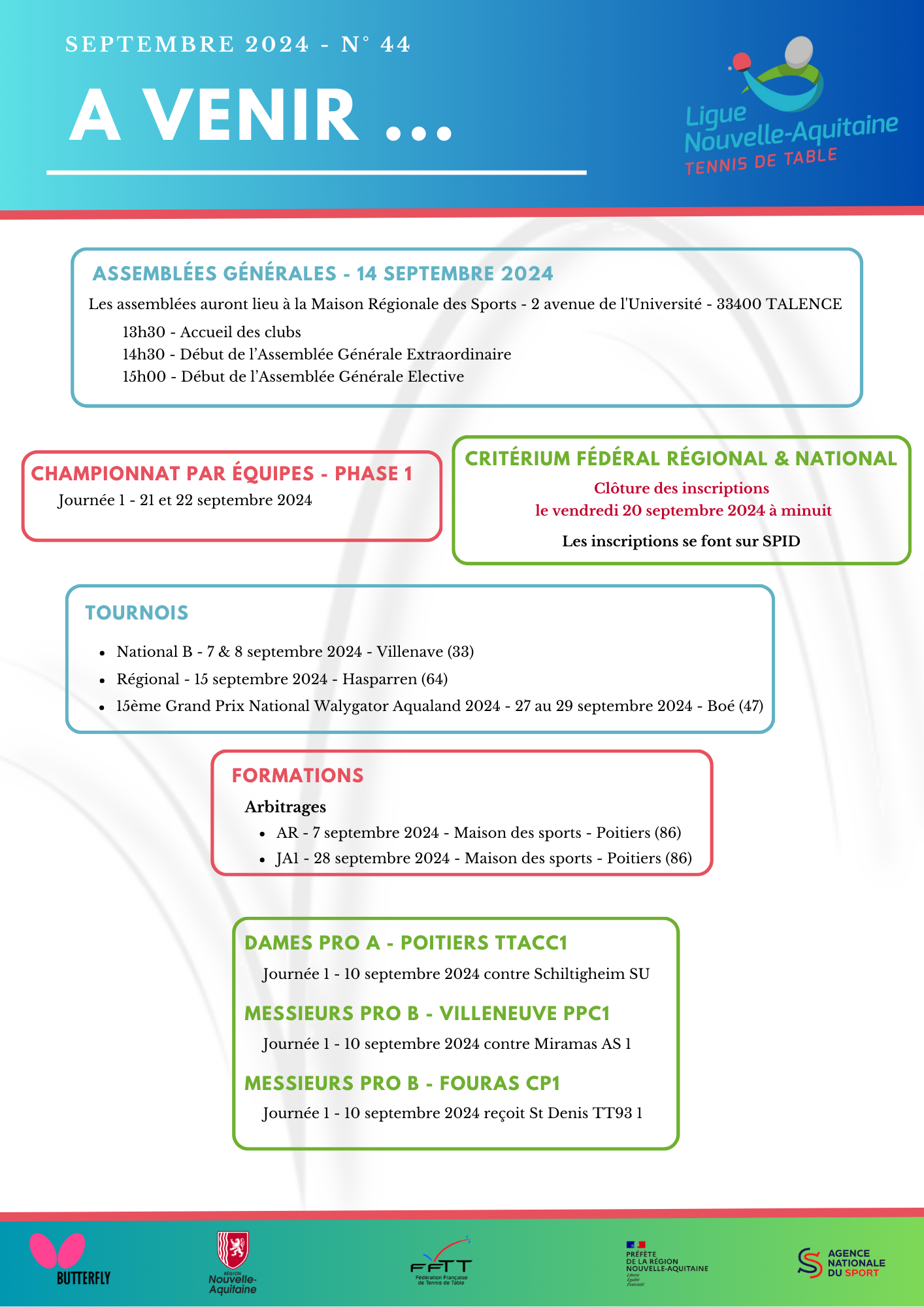 A VENIR 40 FEVRIER 2024