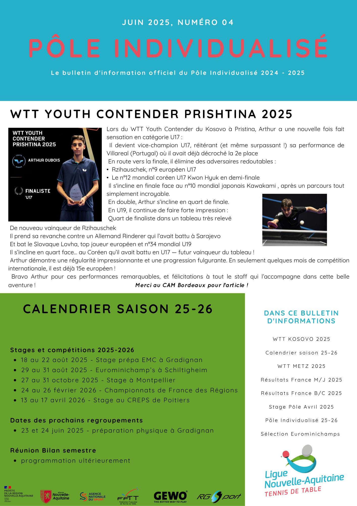 BULLETIN INFO POLE JUIN 2025