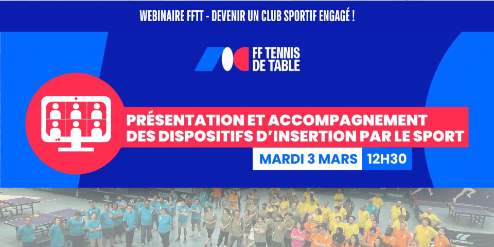 Clubs Sportifs Engagés :  Des projets pour un ping citoyen et inclusif ! 