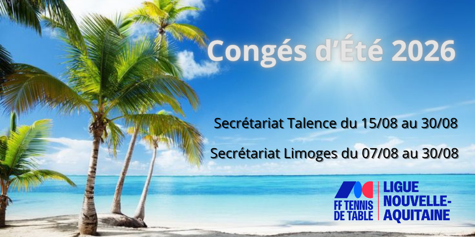 Congés d'Été 2026