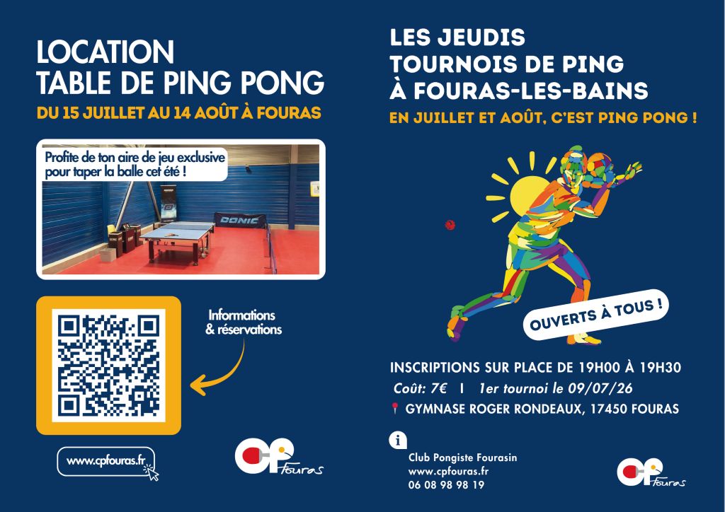 tournois dété locations de tables
